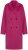Ulla Popken 816744 Double-breasted jas met wollook Roze - Jassen - Jassen in grote maten