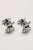 JP1880 816868 Manchetknopen met doodshoofd Zilvergrijs - Sieraden - 