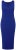 Ulla Popken 817591 Gebreide jurk met V-hals Blauw - Gebreide jurken - 