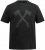 JP1880 Double Axe Design & Vintage Look T-Shirt Black - T-shirts - Grote Maten T-shirts Heren