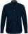 JP1880 Modern Fit Buttoned Collar Cotton Shirt Navy Blue - Overhemden - Overhemden Grote Maten Heren
