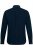 JP1880 Modern Fit Buttoned Collar Cotton Shirt Navy Blue - Overhemden - Overhemden Grote Maten Heren