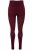 Ulla Popken 819652 Thermo panty legging Wijnrood - Panty's & sokken - 