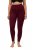 Ulla Popken 819652 Thermo panty legging Wijnrood - Panty's & sokken - 