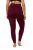 Ulla Popken 819652 Thermo panty legging Wijnrood - Panty's & sokken - 
