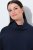 Ulla Popken 820620 Ponchotrui met col Donkerblauw - Poncho's & capes - 