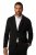 JP1880 New York Flexnamic Jersey colbert met klepzakken Zwart - Pakken - Grote Maten Kostuum Heren