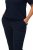 Ulla Popken 821244 Pyjama met stippen Donkerblauw - Pyjama's en Loungewear - 
