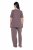 Ulla Popken 821244 Pyjama met stippen Bruin - Pyjama's en Loungewear - 