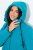 Ulla Popken 821495 Functionele jas Turquoise - Jassen - Jassen in grote maten