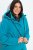 Ulla Popken 821495 Functionele jas Turquoise - Jassen - Jassen in grote maten