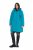 Ulla Popken 821495 Functionele jas Turquoise - Jassen - Jassen in grote maten