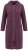 Ulla Popken 821543 Gestreepte badstof badjas met rits Bruin - Ochtendjassen & badjassen - 