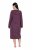 Ulla Popken 821543 Gestreepte badstof badjas met rits Bruin - Ochtendjassen & badjassen - 