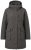 Ulla Popken 821737 Gewatteerde HYPRAR parka met capuchon Donkergrijs gemêleerd - Jassen - Damesjassen in grote maten