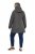Ulla Popken 821737 Gewatteerde HYPRAR parka met capuchon Donkergrijs gemêleerd - Jassen - Damesjassen in grote maten