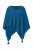 Ulla Popken Knit Pointed Hem Poncho Cerulean - Sweaters & hoodies - 