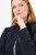 Ulla Popken 823318 Blazer met opstaande kraag Donkerblauw - Blazers - Blazers in grote maten voor dames