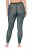 Ulla Popken 823383 Gestippelde panty legging Olijfgroen - Panty's & sokken - 