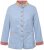 Ulla Popken 823538 Blazer van linnenmix met opstaande kraag Lichtblauw - Blazers - Blazers in grote maten voor dames