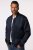 JP1880 College Jacket Scuba Fabric with Zipper Navy - Jassen - Grote Maten Herenjassen
