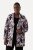 Ulla Popken 823967 Gebloemde jacquard blazer met driekwartmouwen Zwart - Blazers - Blazers in grote maten voor dames