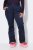 Ulla Popken 824297 Softshellbroek met sneeuwvanger Donkerblauw - Skikleding - 
