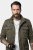 JP1880 Field Jacket with Badges Vintage Look TALL Moss Green - TALL jassen - TALL jassen met extra lengte
