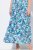 Ulla Popken 824966 Gebloemde blousejurk Donkerblauw - Blousejurken - 