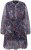 Ulla Popken 824976 Bedrukte jurk Donkerblauw - Midi jurken - Midi jurken in grote maten