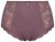 Ulla Popken 825788 Slips met hoge taille en kant Bruin - Slips - 