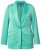 Ulla Popken 826161 Gestructureerde blazer Groen - Blazers - Blazers in grote maten voor dames
