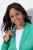 Ulla Popken 826161 Gestructureerde blazer Groen - Blazers - Blazers in grote maten voor dames
