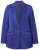Ulla Popken 826161 Gestructureerde blazer met kleppen Donkerblauw - Blazers - Blazers in grote maten voor dames