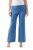 Ulla Popken 826163 Wijde pantalon Denimblauw - Stoffen broeken - Wijde stoffen broeken voor dames