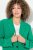 Ulla Popken 826487 Oversized blazer met kleppen Smaragdgroen - Blazers - Blazers in grote maten voor dames