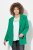 Ulla Popken 826487 Oversized blazer met kleppen Smaragdgroen - Blazers - Blazers in grote maten voor dames