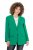 Ulla Popken 826487 Oversized blazer met kleppen Smaragdgroen - Blazers - Blazers in grote maten voor dames