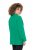 Ulla Popken 826487 Oversized blazer met kleppen Smaragdgroen - Blazers - Blazers in grote maten voor dames