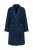 Ulla Popken 826794 Badstof badjas Donkerblauw - Ochtendjassen & badjassen - 