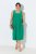 Ulla Popken 827908 Mouwloze jersey jurk Groen - Jersey jurken - 