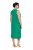 Ulla Popken 827908 Mouwloze jersey jurk Groen - Jersey jurken - 