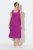 Ulla Popken 827908 Mouwloze jersey jurk Lila - Jersey jurken - 