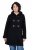 Ulla Popken 829347 Duffelcoat Zwart - Jassen - Jassen in grote maten