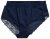 Ulla Popken 830094 Slips met kant 2-pack Donkerblauw - Slips - 