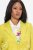 Ulla Popken 830767 Crinkle blazer Lichtgroen - Blazers - Blazers in grote maten voor dames