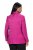 Ulla Popken 830767 Blazer met crinkle-structuur Magenta - Blazers - Blazers in grote maten voor dames