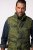JP1880 831610 Bodywarmer gewatteerd in camouflage Groen - Jassen - Grote Maten Herenjassen