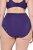 Ulla Popken 831866 Slips met hoge taille en kant 3-pack Koningsblauw - Slips - 