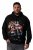Men+ 100 Hoodie Kerstman op motor Zwart - Sweaters & hoodies - Sweaters & Hoodies Grote Maten Heren